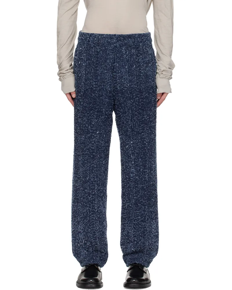 Craig Green Navy Towel Jeans Indigo