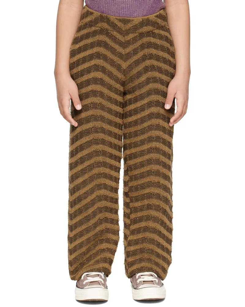 Isa Boulder SSENSE Exclusive Kids Brown Lounge Pants Dark