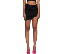 Black Veroia Miniskirt