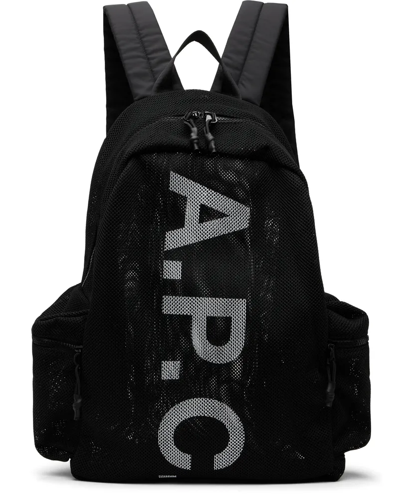 A.P.C. Black Tech Rebound Backpack Lzz