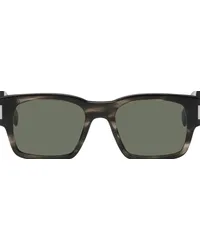 Saint Laurent Gray SL 617 Sunglasses Havana-crystal-grey