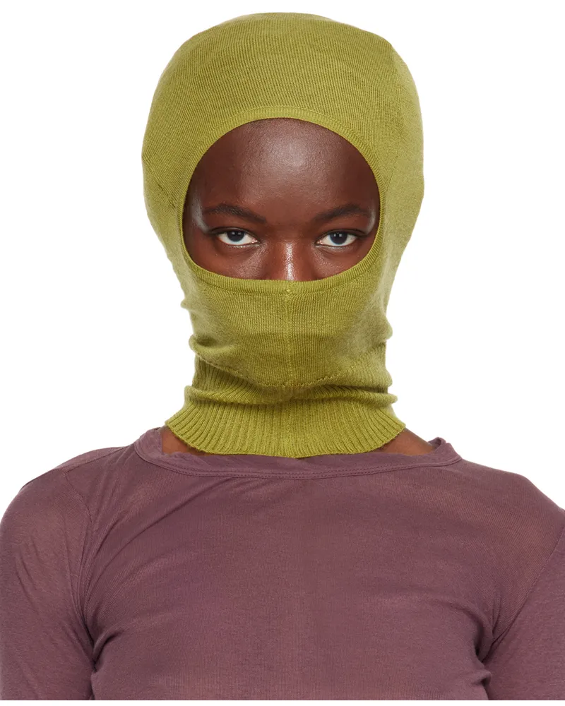 Rick Owens Green Skull Balaclava 32