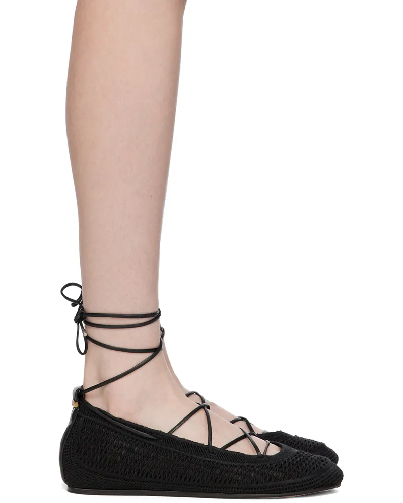 Isabel Marant Black Belna Ballerina Flats 01bk