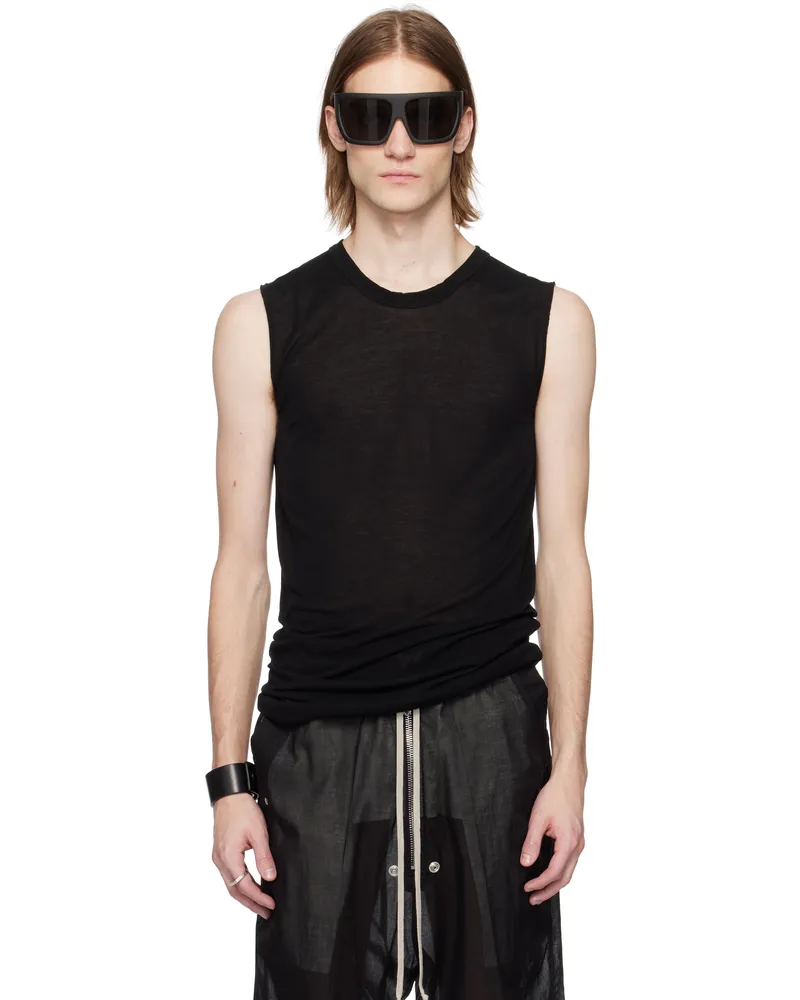 Rick Owens Black Hollywood Tank Top 09