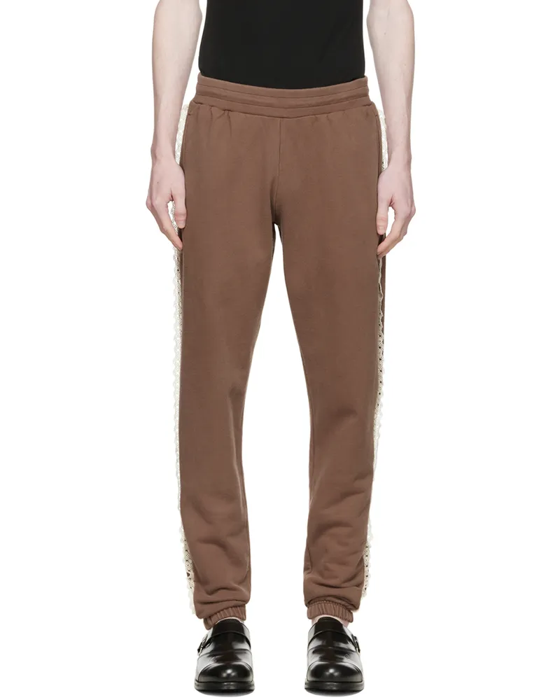 Tanner Fletcher Brown Palmer Lounge Pants Brown