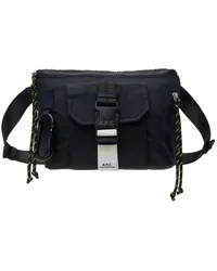 A.P.C. Navy Trek Bum Bag Iak