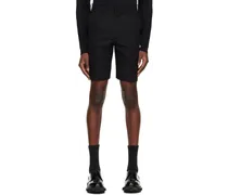 Black Hard Twist Finx Shorts