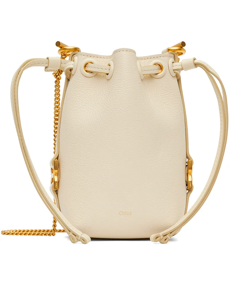 Chloé Off-White Micro Marcie Bucket Bag 110