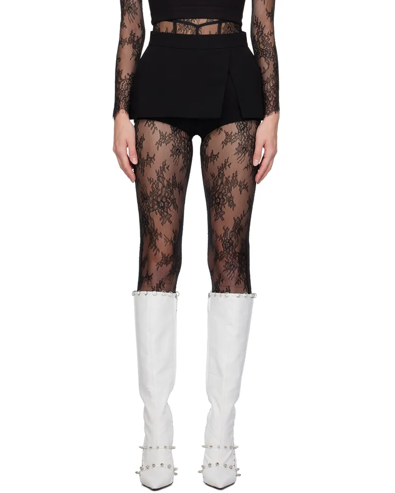 pushBUTTON SSENSE Exclusive Black Skort Black