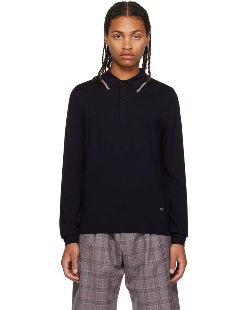 Paul Smith Navy Embroidered Polo 49