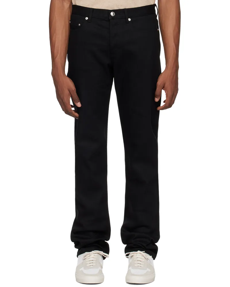 A.P.C. Black Petit New Standard Jeans Lzz