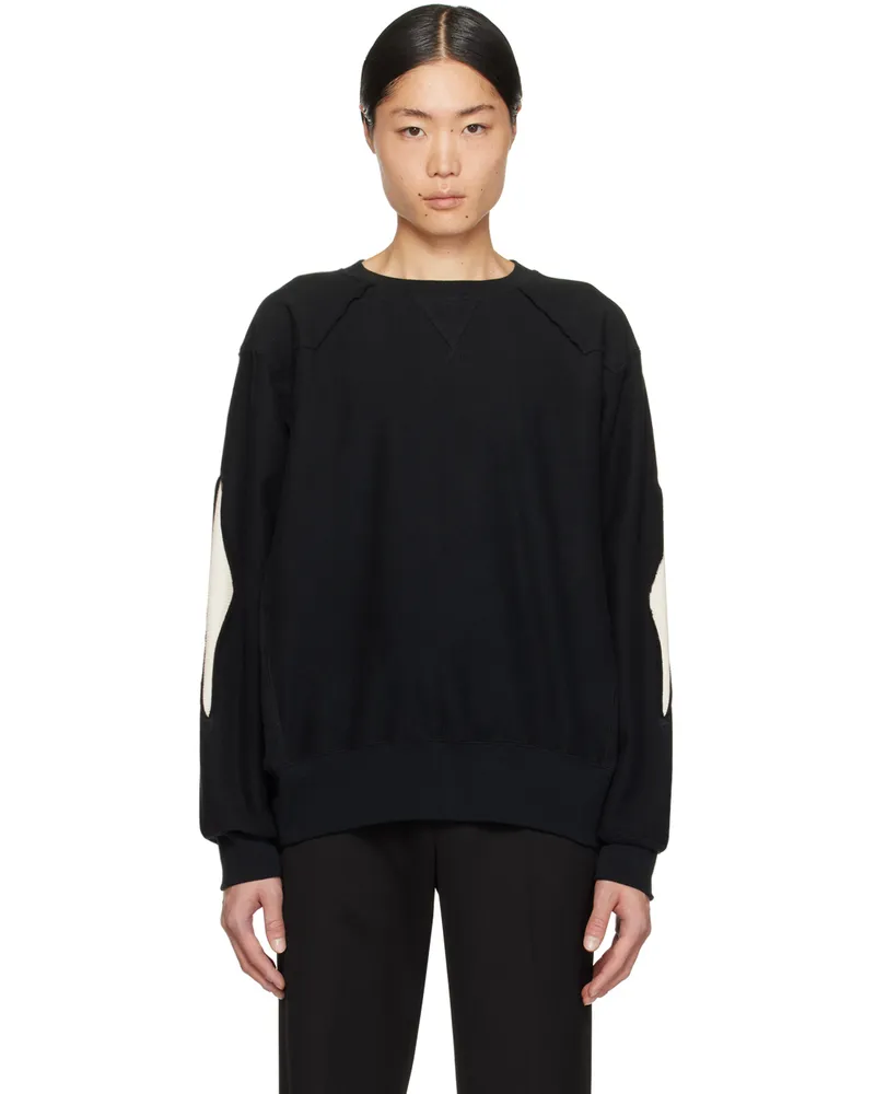The Letters Black Cutout Sweatshirt Lsbc-c0001