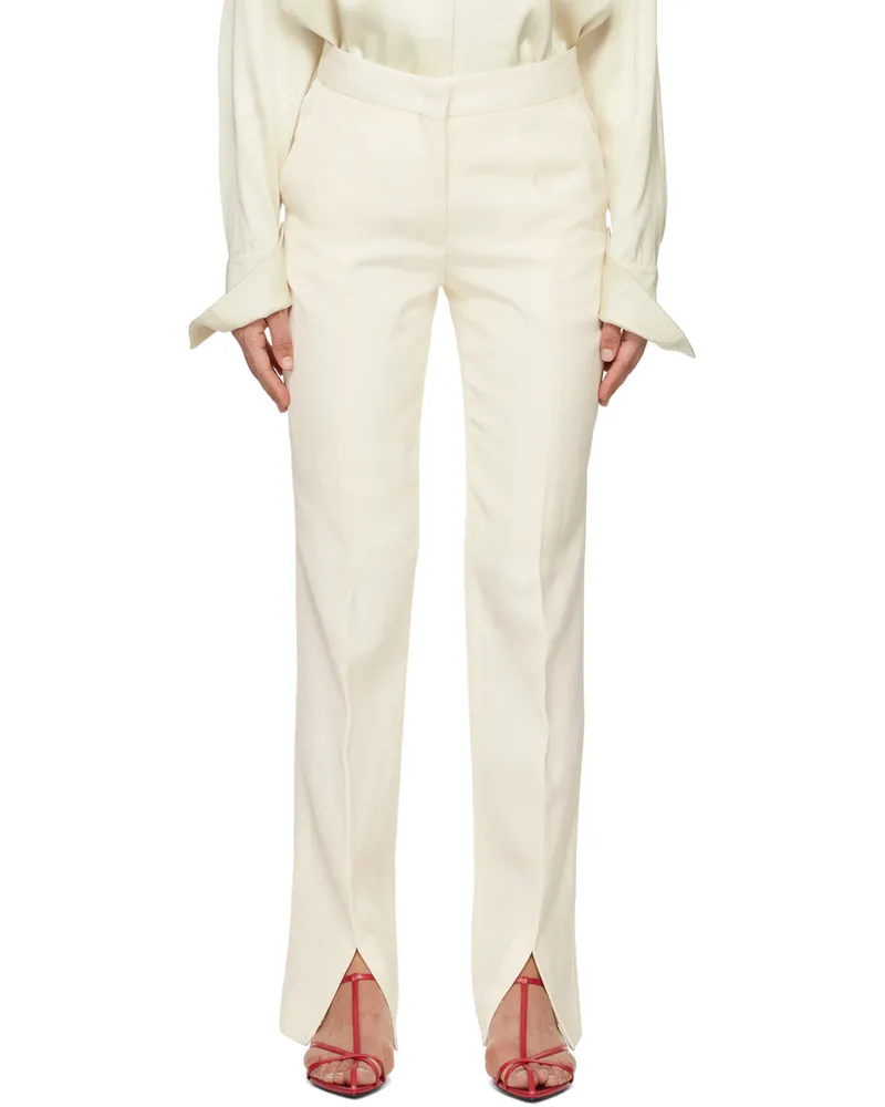Jil Sander Off-White Tailored Trousers 105