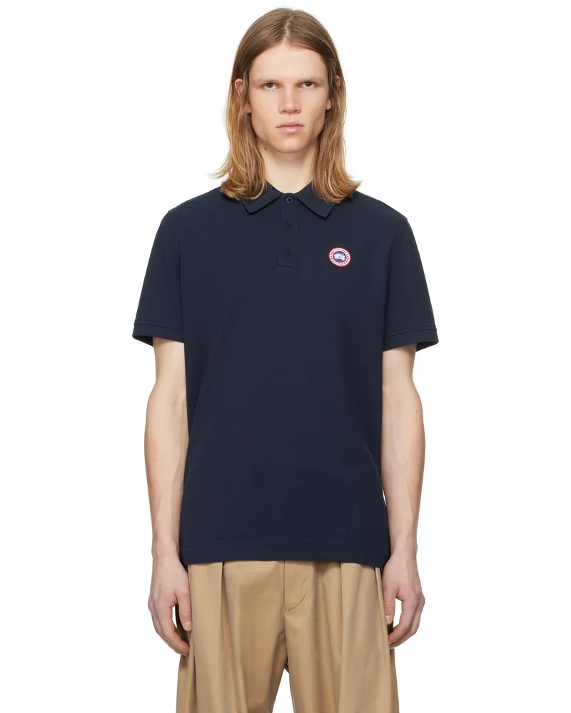 Canada Goose Navy Beckley Polo 63