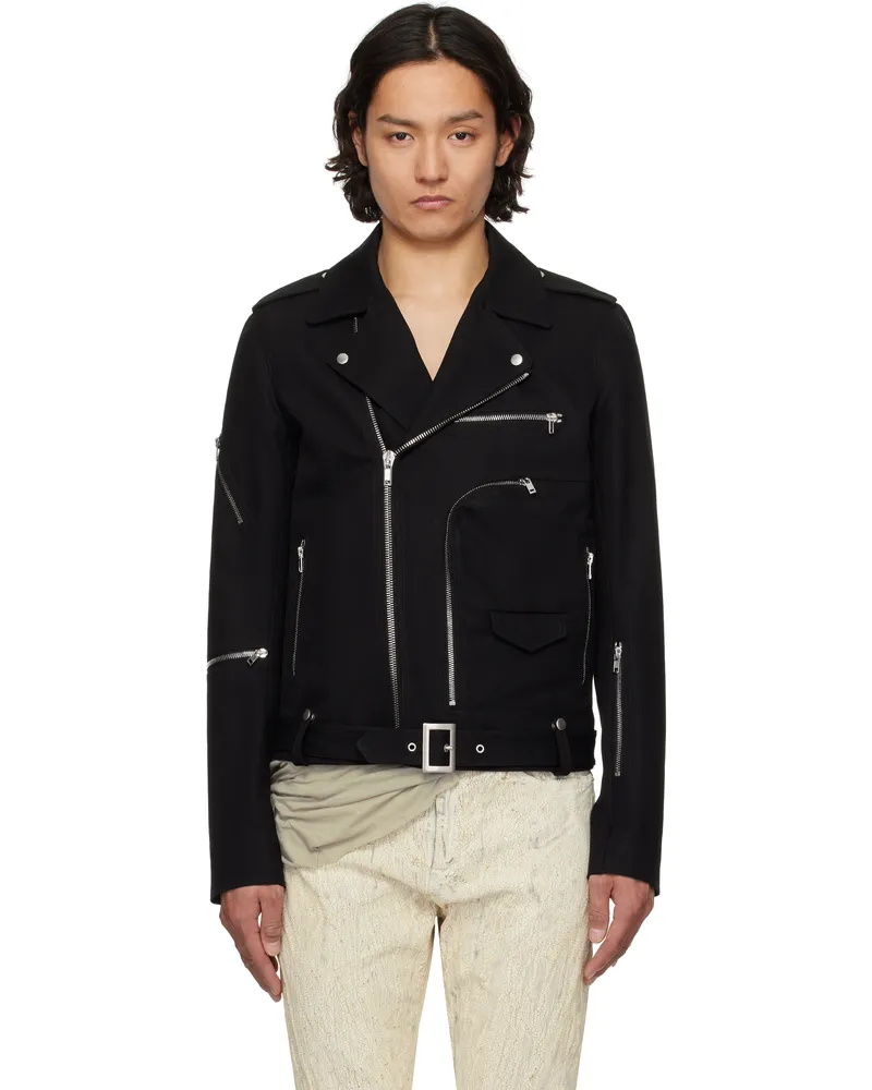 Rick Owens Black Hollywood Bauhaus Stooges Jacket 09