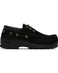 Filippa K Black Vibram Sole Boat Shoes Black