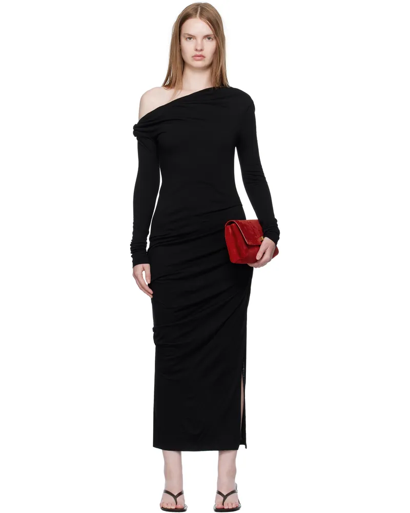 Paris Georgia Black Elemental Manahou Maxi Dress Black