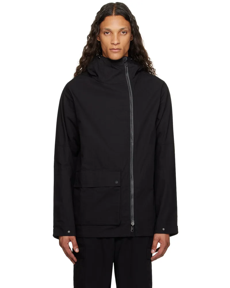 maharishi Black 5222 Cordura Asym Reversible Jacket Black