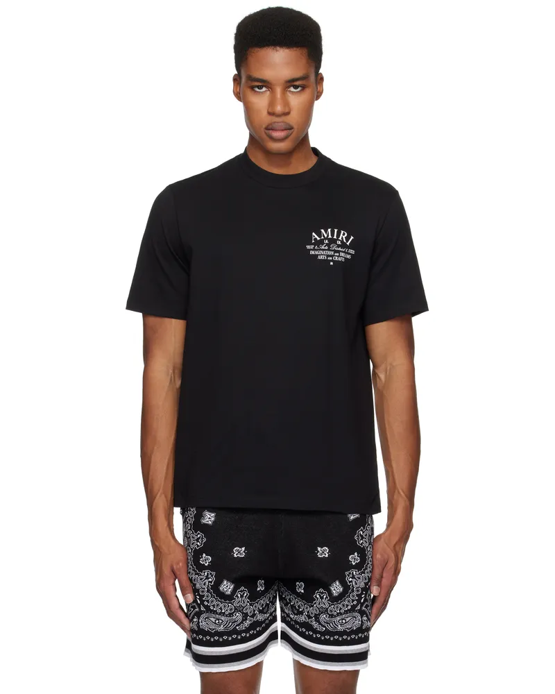 Amiri Black 'Arts District' T-shirt Black