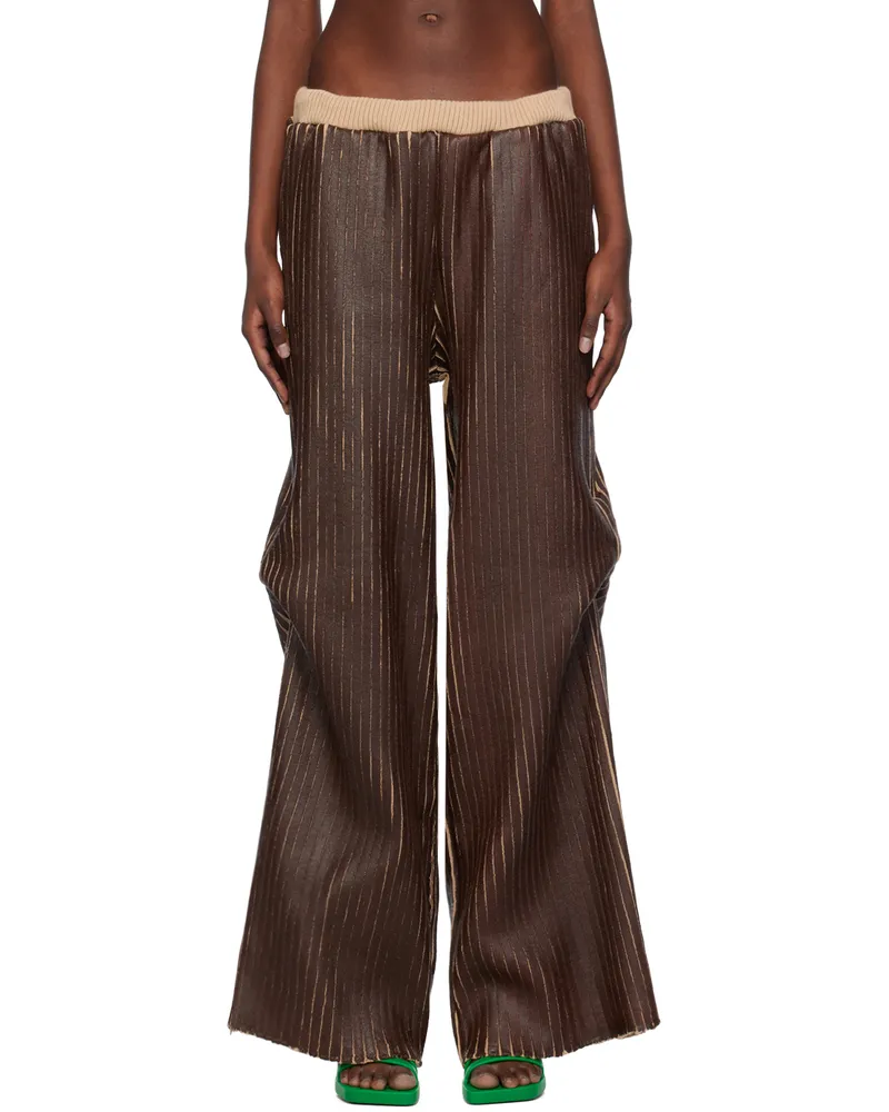 Stanley Raffington SSENSE Exclusive Brown Trousers Brown