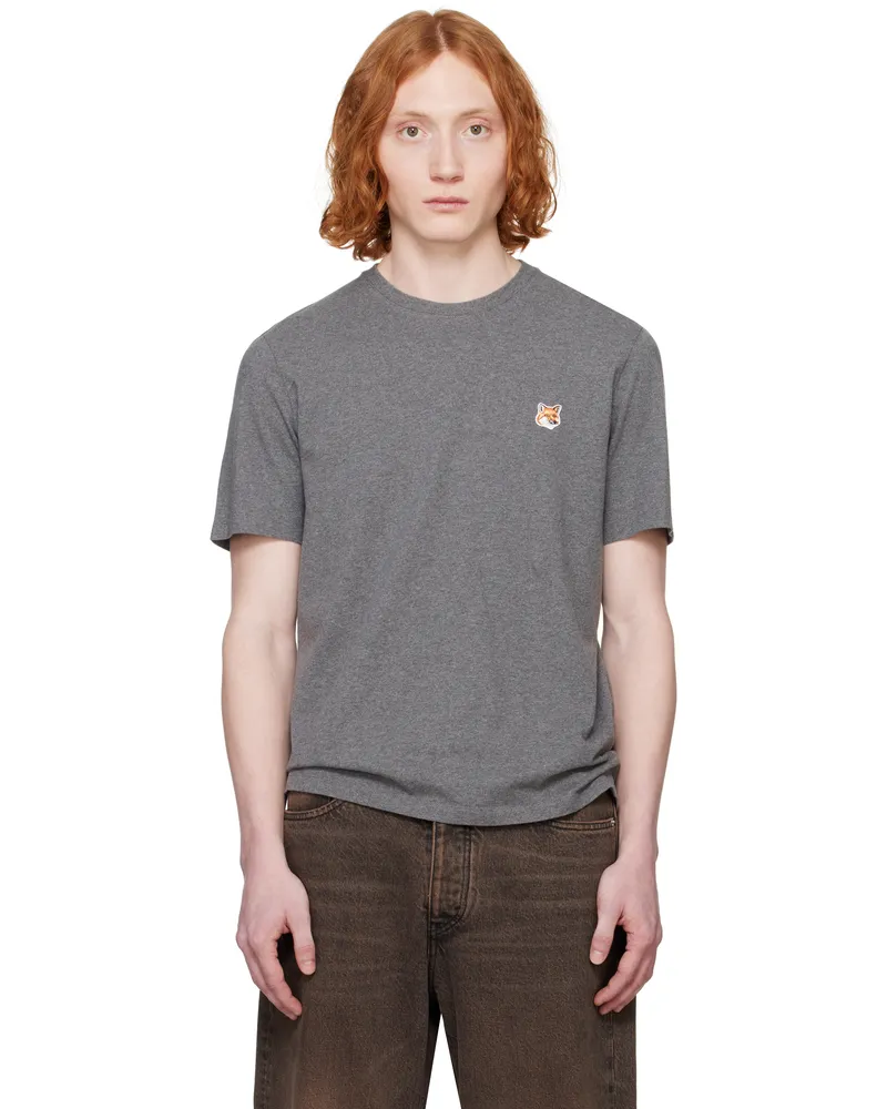 Kitsuné Gray Fox Head Patch Regular T-shirt H170