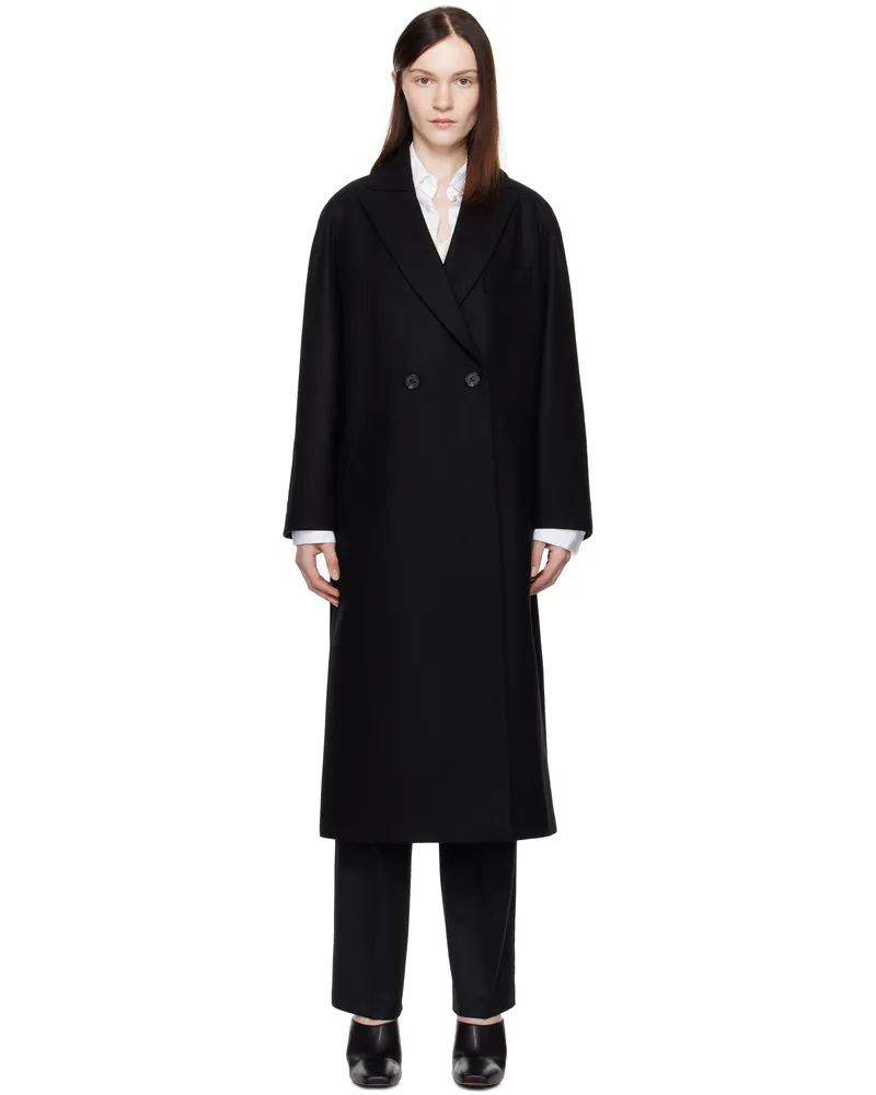 A.P.C. Black Flora Trench Coat Lzz