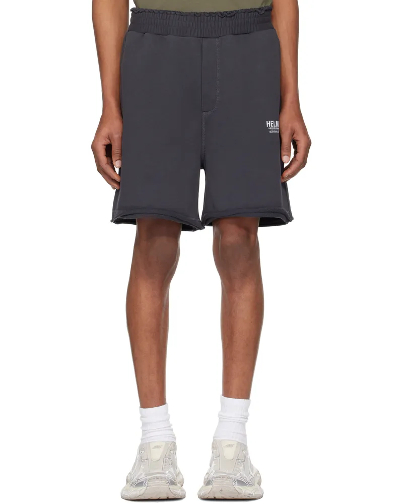 Helmut Lang Gray Meatpacking Shorts Ash