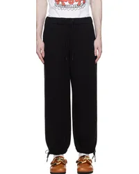 Simone Rocha Black Drawstring Sweatpants Black