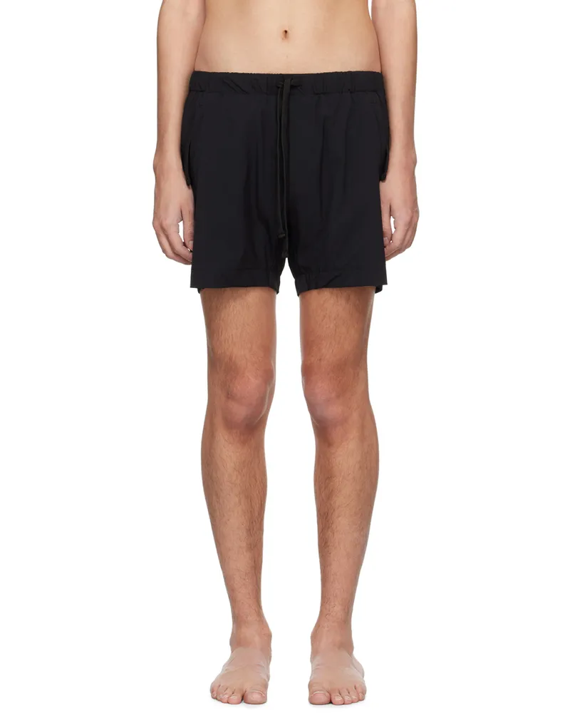 THOM KROM Black Pocket Swim Shorts Black