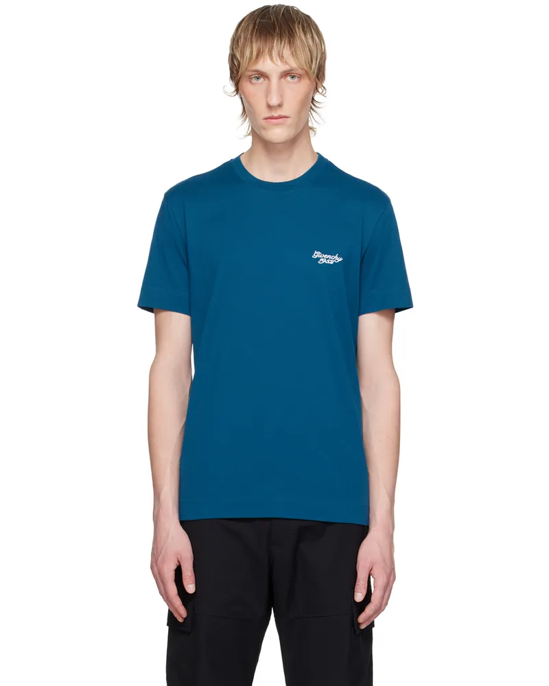 Givenchy Blue '1952' T-Shirt 490-blue