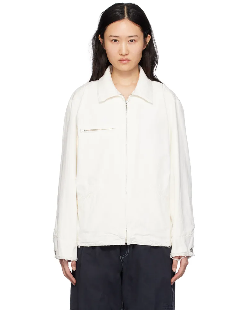 Maison Margiela Off-White Zip Jacket 102