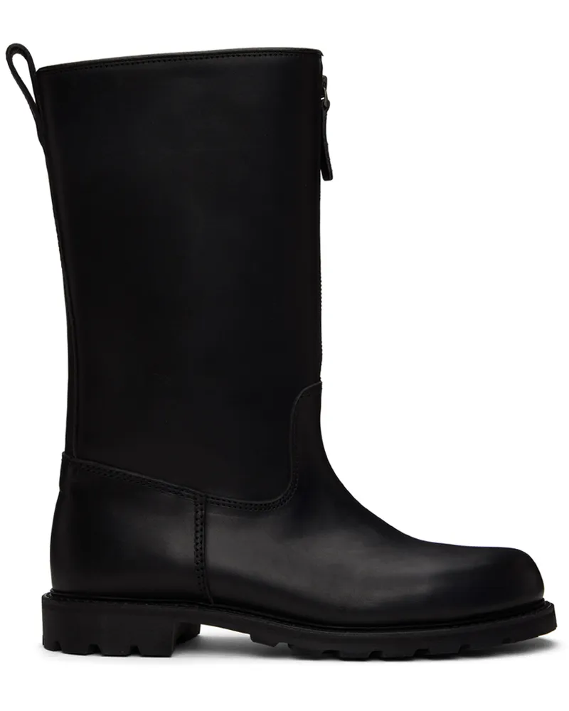 Rier Black Tractor Boots Black