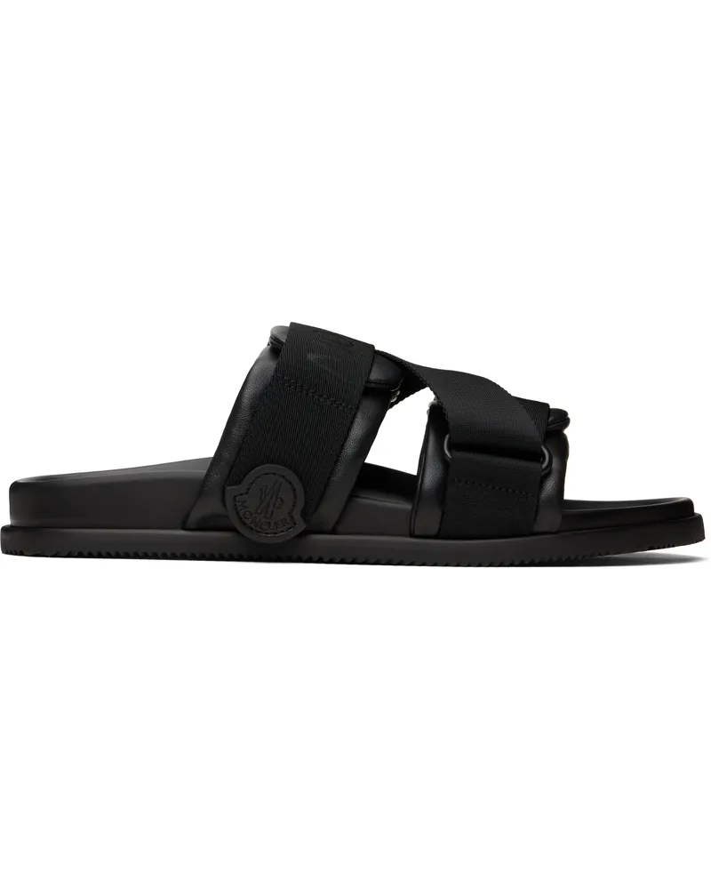 Moncler Black Mon Summer Sandals 999