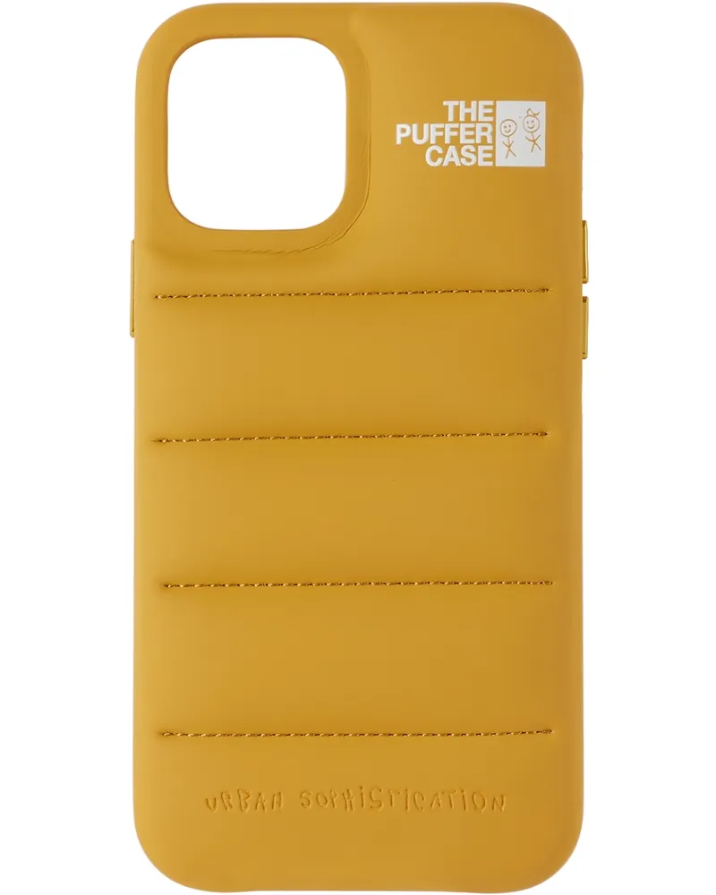 Urban Sophistication Tan 'The Puffer Case' iPhone 12/12 Pro Case Field