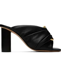 J.W.Anderson Black Corner Leather Heeled Sandals 19270-001-black