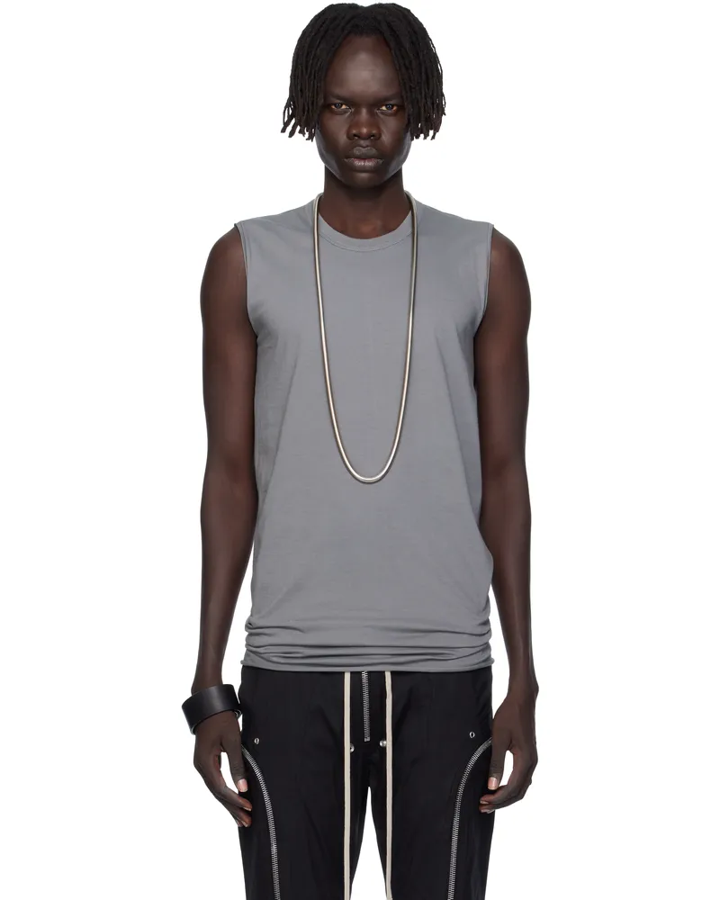 Rick Owens Gray Concordians Basic Tank Top 06