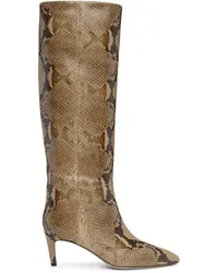 Paris Texas Brown Stiletto 60 Tall Boots Mud