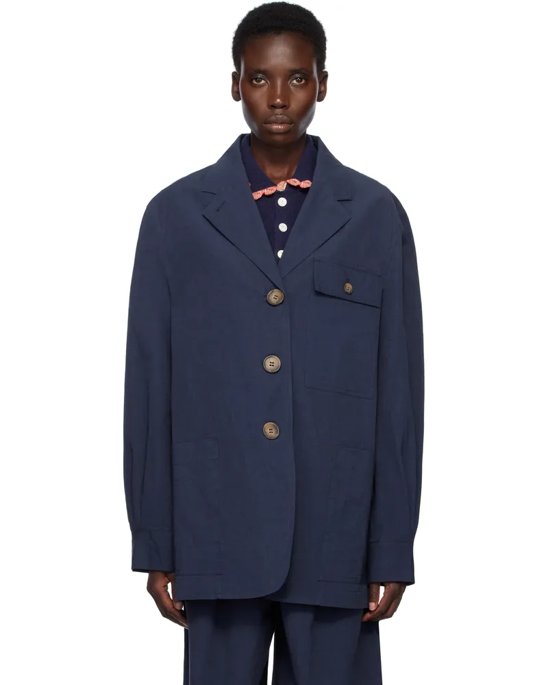 Caro Editions Navy Frederik Jacket Navy