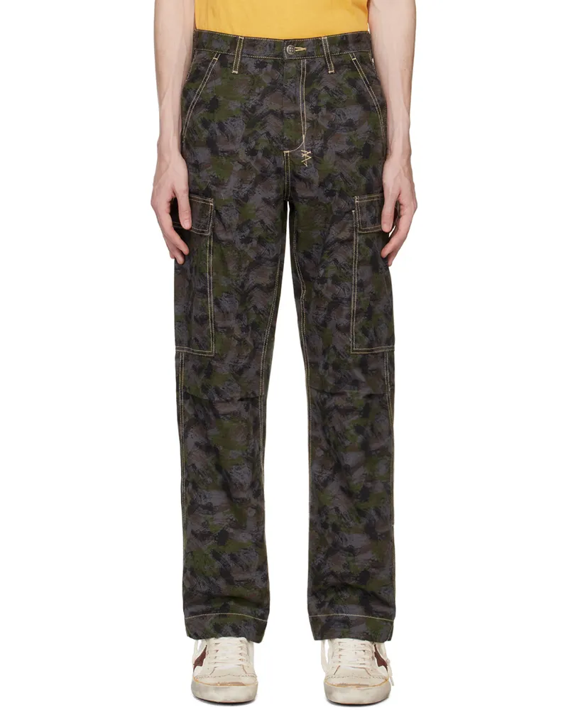 ksubi Blue & Green Fugitive Cargo Pants Assorted