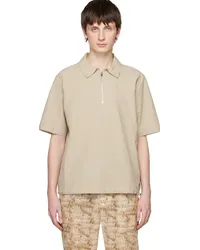 Nanushka Beige Marvin Polo Pebble