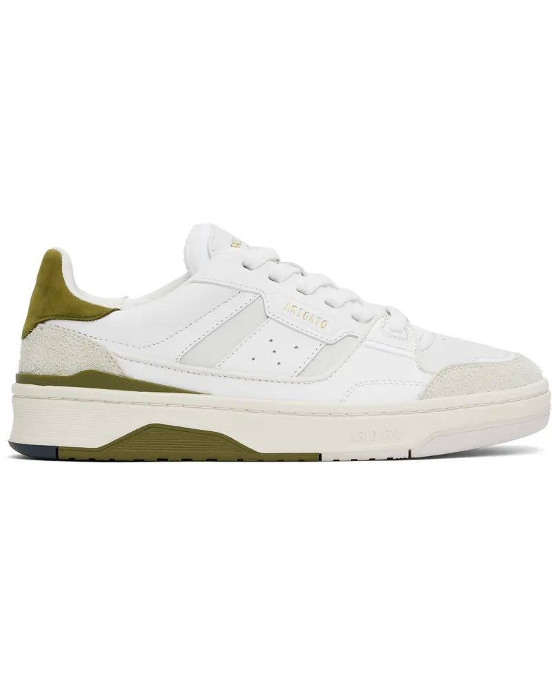 Axel Arigato White & Green Clay Sneakers Off