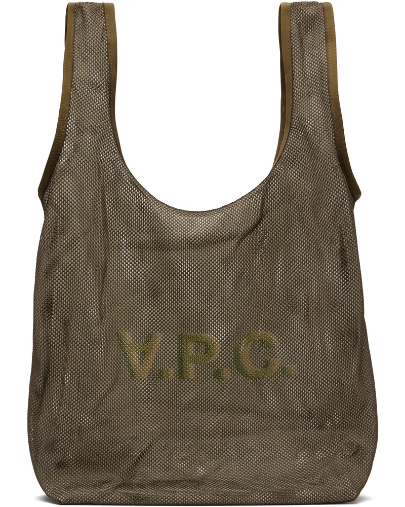 A.P.C. Brown Rebound Shopping Tote Tca