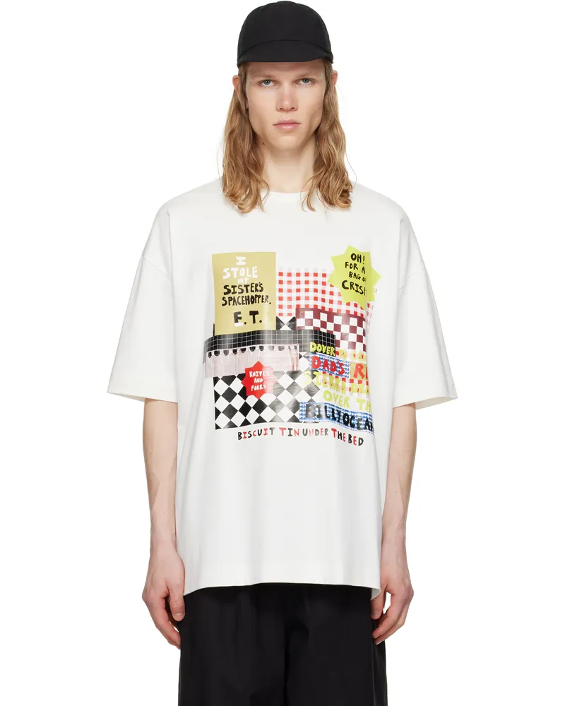 Toogood White 'The Bosun' T-shirt Chalk