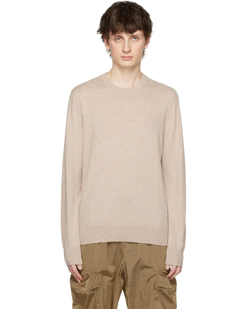 Filippa K Beige Crewneck Sweater Hazel