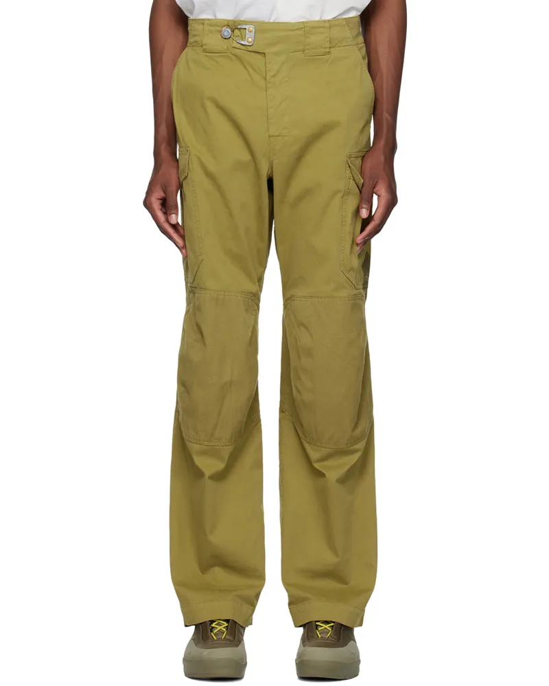 Objects IV Life Khaki Stamped Cargo Pants Khaki