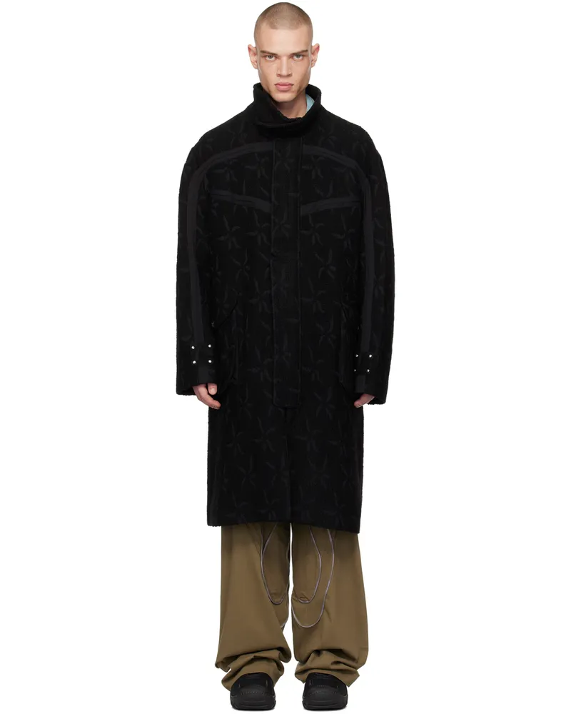 KIKO KOSTADINOV Black Margutta Overcoat Dusky
