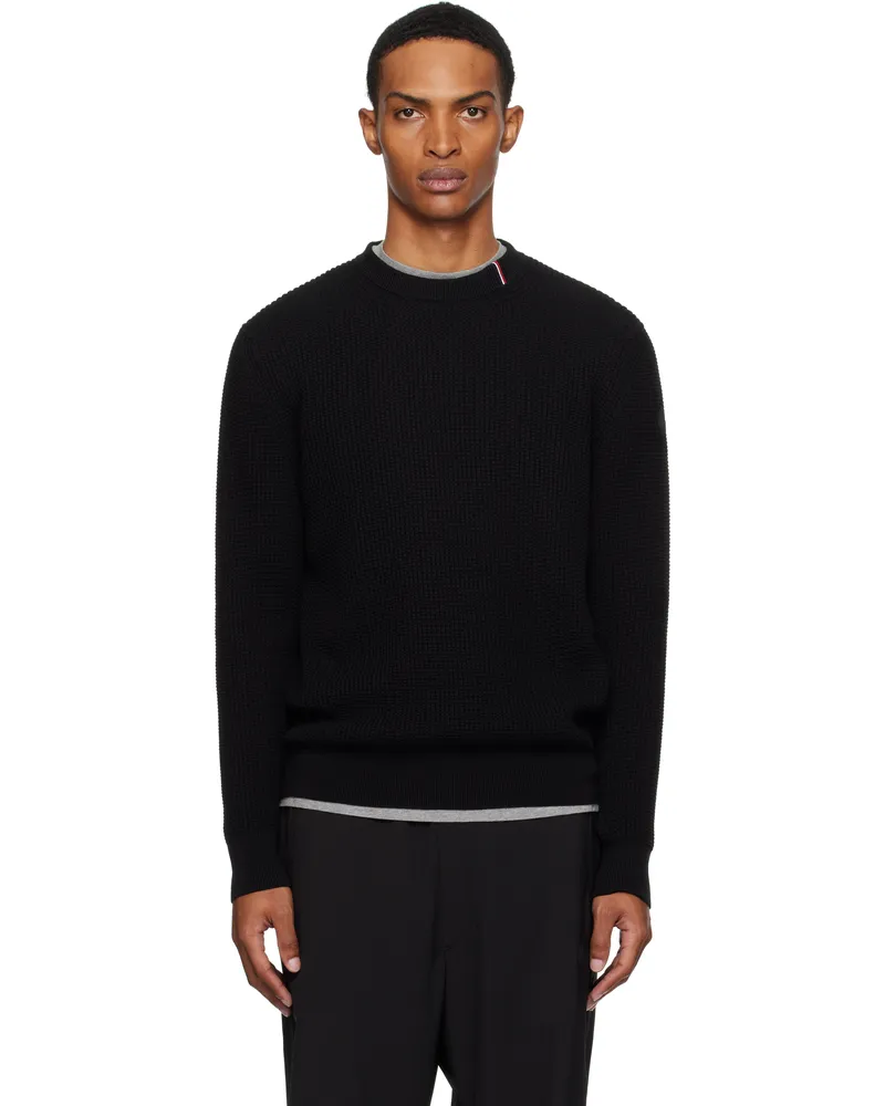 Moncler Black Crew Neck Sweater 999