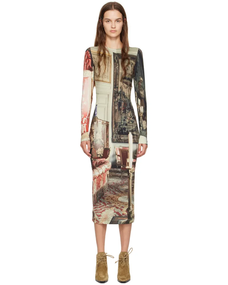 Vivienne Westwood Multicolor Boulle Midi Dress G304