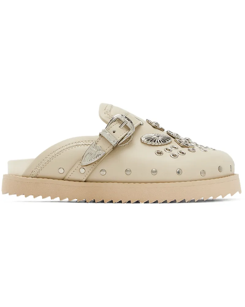 Toga SSENSE Exclusive Kids Beige Slippers Cream