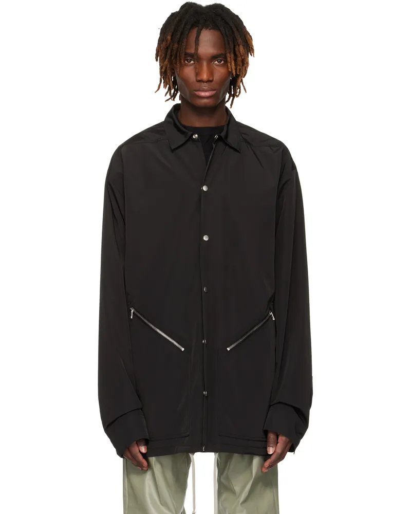 Rick Owens Black Hollywood Membrane Tour Jacket 09
